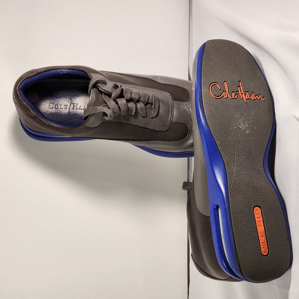 Cole Haan Blue and Brown Leather Casual Shoes
